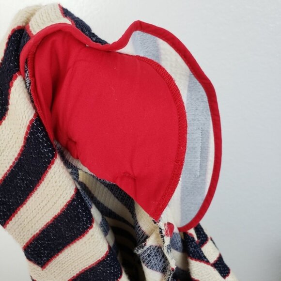 CAbi Collection Tweed Striped Nautical Blazer size 6 Sailor Preppy Pinup Twee - Picture 11 of 16